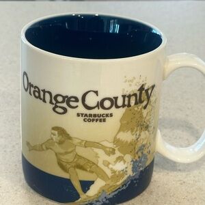 Starbucks Orange County Mug - Blue and White